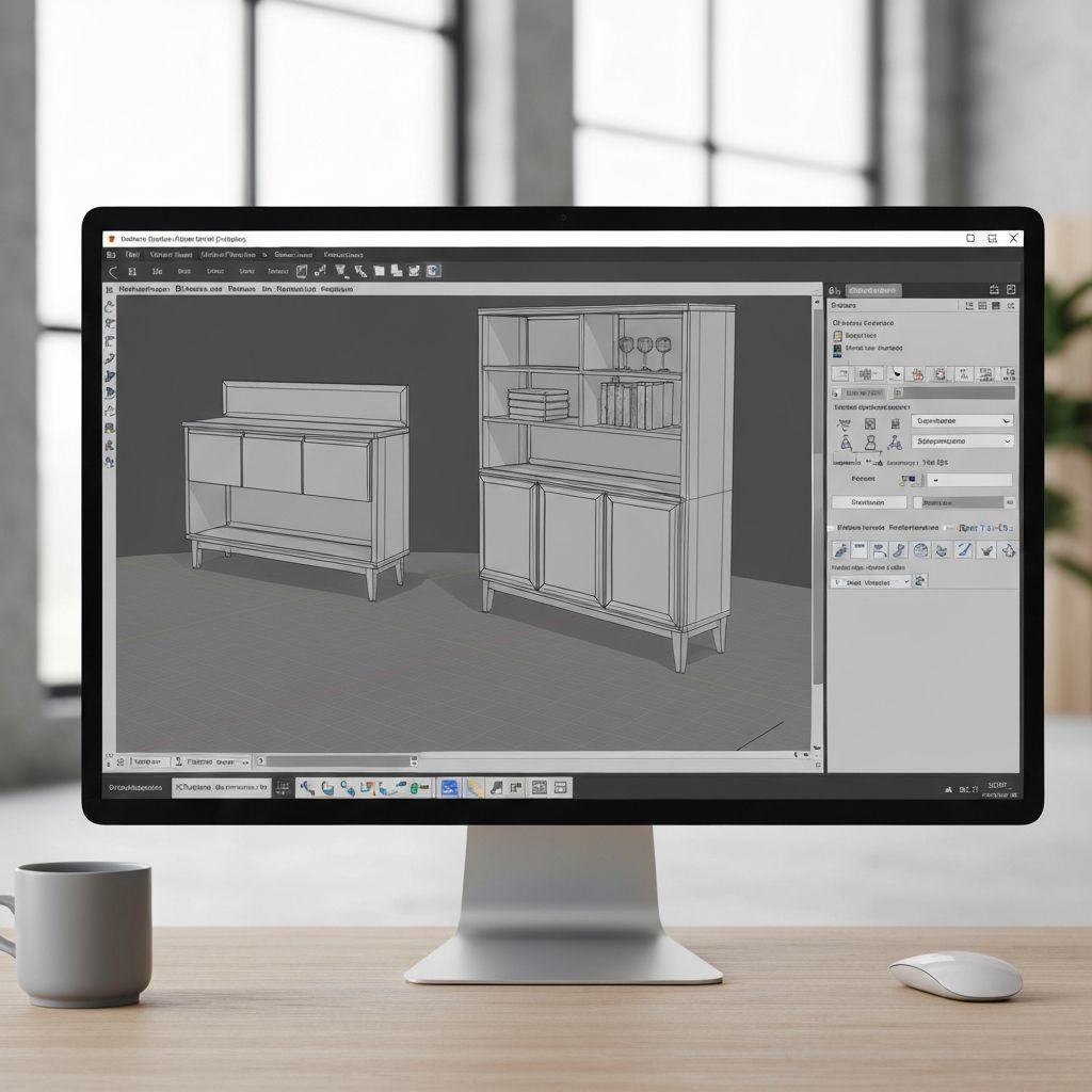 3D CAD furniture design